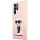 2. Etui Karl Lagerfeld Silicone Ikonik na Samsung Galaxy S23 Ultra - różowe