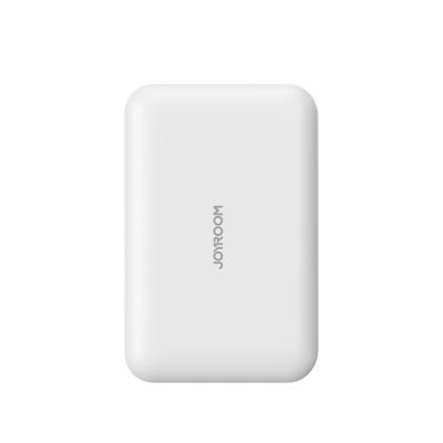 4. Powerbank Joyroom JR-W020 20W 10000mAh MagSafe + kabel USB-C - USB-C 0.25m - biały
