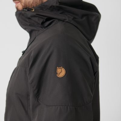 12. Kurtka z kapturem zimowa męska Fjällräven Skogsö Jacket M outdoorowa ocieplana szara (F81698-030)