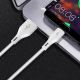 6. Dudao przewód kabel USB / Lightning 3A 1m biały (L2L 1m white)