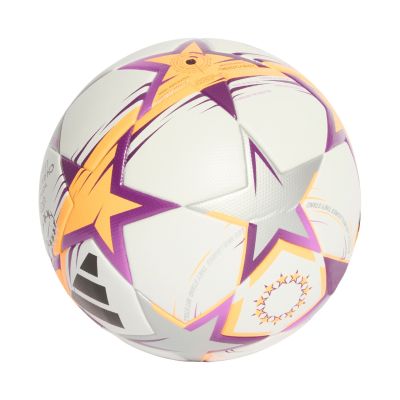 2. Piłka nożna adidas UCL Womens League 26/27 League Stage biało-pomarańczowo-srebrna KE5142
