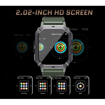 9. Smartwatch Męski Rubicon RNCF23-1 BLACK