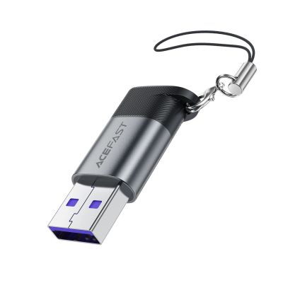 2. Adapter USB Acefast J8 USB-C - USB-A - szary
