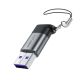 2. Adapter USB Acefast J8 USB-C - USB-A - szary