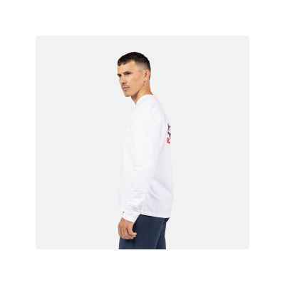 4. Koszulka męska ROSSIGNOL Long Sleeve Tee biała