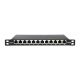 2. Digitus Panel krosowy CAT 6A Slim, ekranowany, 12-portowy, 0,5 U, 10", czarny