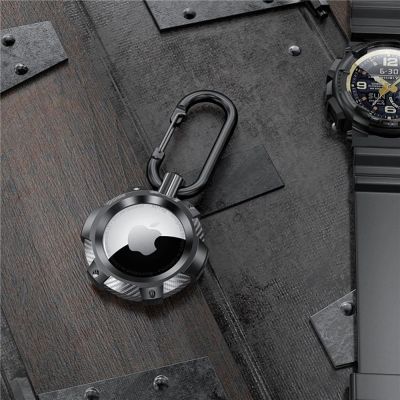 9. Etui Tech-Protect TPUCarbon na Apple AirTag - czarne