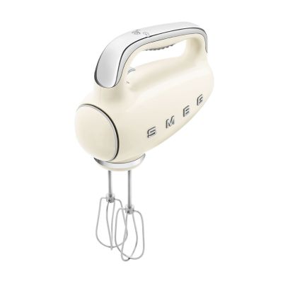 19. Mikser ręczny Smeg HMF01CREU w kremie w stylu retro z lat 50.