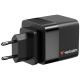 8. ładowarka Verbatim Gan 65W 2xUSB-C PD,1xUSB-A, retrac. Przewód 32217