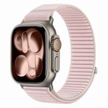 Pasek Tech-Protect NylonLoop na Apple Watch 44 / 45 / 46 / 49 mm - różowy