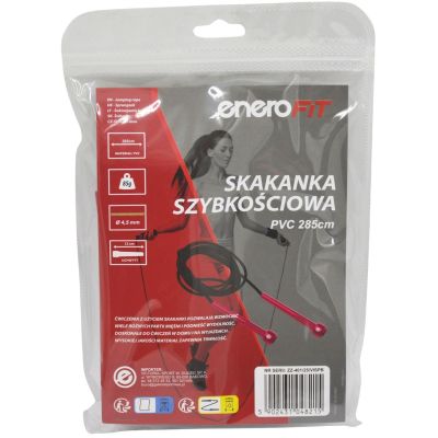 5. SKAKANKA SZYBKOŚCIOWA PVC 285CM RÓŻOWA ENERO FIT