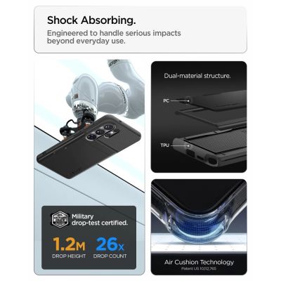 9. Etui Spigen Slim Armor CS na Samsung Galaxy S26 Ultra - czarne