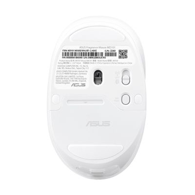 5. Mysz bezprzewodowa ASUS MD101 Fragrance Mouse Wireless /Bluetooth Iridescent White