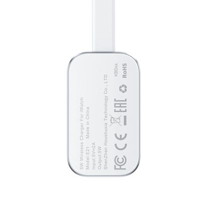 4. Ładowarka bezprzewodowa Acefast E21 5W do Apple Watch - srebrna