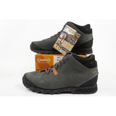 10. Aku Bellamont Gore-tex buty trekkingowe męskie turystyczne za kostkę szare