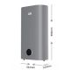 2. Bojler elektryczny LIN LIFVD1SMGY 80L UNIVERSAL szary WiFi