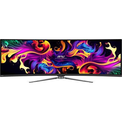 7. MSI MPG 491CQP QD-OLED monitor komputerowy 124,5 cm (49") 5120 x 1440 px Dual WQHD Czarny
