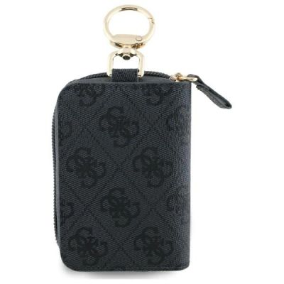 2. Guess Cable Pouch GUABP4DPTK Saszetka na  kabel czarny/black 4G Triangle