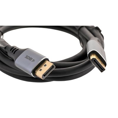 3. Kabel DisplayPort 4k60Hz złota wtyczka 3m