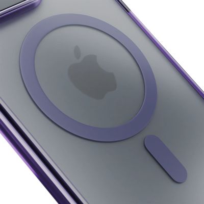 12. Etui 3mk Frosty MagCase purple na Apple iPhone 15 Plus - fioletowe
