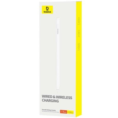 4. Rysik z aktywną końcówką Baseus Smooth Writing 2 Overseas Edition do iPad z wymienną końcówką - biały