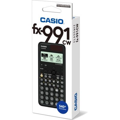 16. CASIO FX-991CW KALKULATOR NAUKOWY BOX. Czarny.