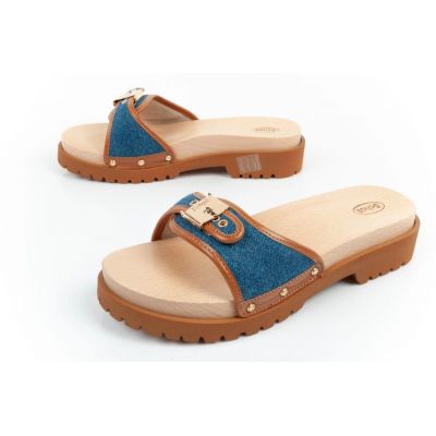 18. Klapki drewniaki Scholl Pescura Iconic W F305492349