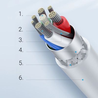 11. Ugreen kabel przewód MFi USB Typ C - Lightning 20W 3A 0.25 m biały (US171)