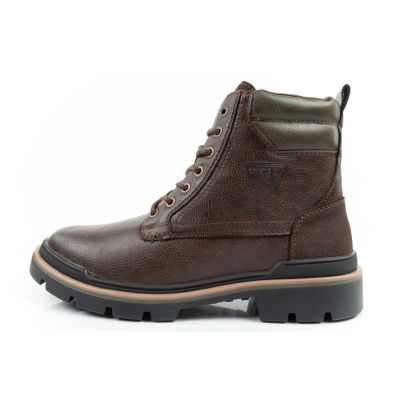 11. Wrangler Nevada buty męskie sztyblety trzewiki eleganckie modne ciemny brąz