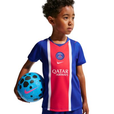 6. Komplet sportowy dla małych dzieci Nike PSG Stadium 2026 niebiesko-czerwony II1632 417