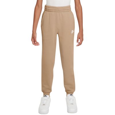 Spodnie dla dzieci Nike Sportswear Club Fleece beżowe FD3008 286