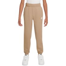 Spodnie dla dzieci Nike Sportswear Club Fleece beżowe FD3008 286