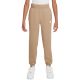 Spodnie dla dzieci Nike Sportswear Club Fleece beżowe FD3008 286