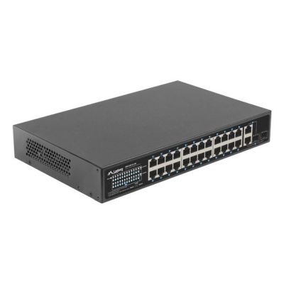 5. SWITCH LANBERG RSFE-24P-2C-250 24X 100MB POE+/2X COMBO RACK 19" GIGABIT ETHERNET 250W
