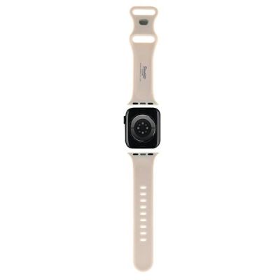 2. Pasek Hello Kitty Silicone Kitty Head na Apple Watch 38/40/41mm - beżowy