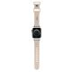 2. Pasek Hello Kitty Silicone Kitty Head na Apple Watch 38/40/41mm - beżowy