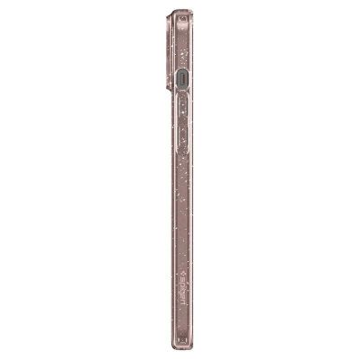 8. Etui Spigen Liquid Crystal Glitter na iPhone 15 Plus - różowo-przezroczyste