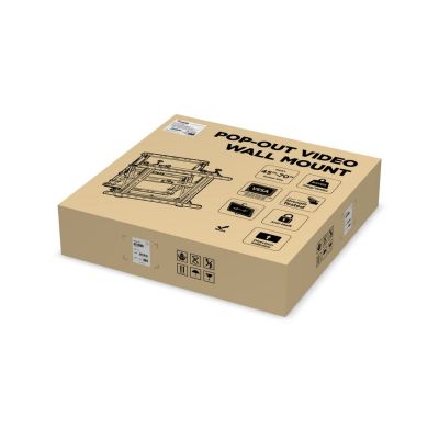 11. Equip 650352 uchwyt / stojak do monitorów 177,8 cm (70") Ściana Czarny