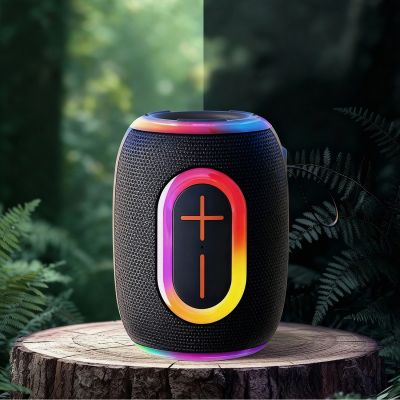 9. Głośnik bezprzewodowy Dudao Y22 podświetlany RGB Bluetooth 5.3 - czarny