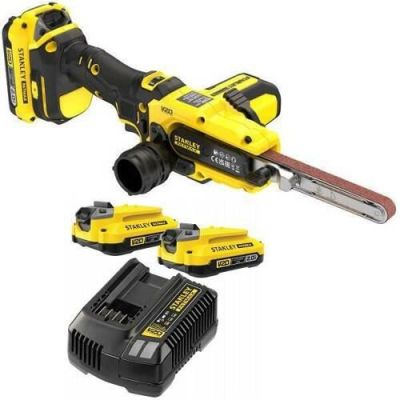 v20 bandfile belt sander with 2x 2.0ah