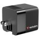 6. ładowarka Verbatim Gan 65W 2xUSB-C PD,1xUSB-A, retrac. Przewód 32217