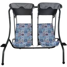 HUŚTAWKA OGRODOWO BALKONOWA SONIC 2 OSOBOWA MOZAIKA