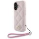 Etui Karl Lagerfeld Quilted Initial Logo & Chain Strap na iPhone 16 - różowe