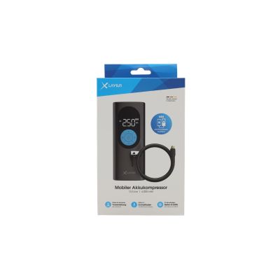 XLayer Mobiler Akkukompressor 10.0 bar 6.000 mAh