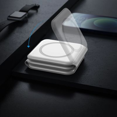 15. Ładowarka indukcyjna 3w1 Dudao A11N 15W - biała + kabel USB-C / USB-C