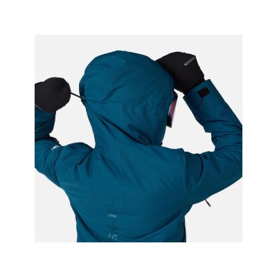 6. Kurtka narciarska damska ROSSIGNOL W ROCHRUN INSULATED JKT niebieska