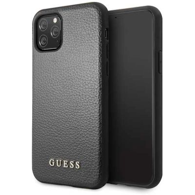 Etui Guess Iridescent na iPhone 11 Pro Max - czarne