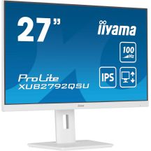 iiyama ProLite XUB2792QSU-W6 monitor komputerowy 68,6 cm (27") 2560 x 1440 px Wide Quad HD LED Biały