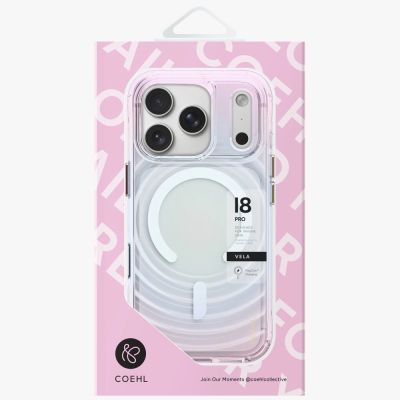 4. Etui UNIQ Coehl Vela Magnetic Charging na iPhone 18 Pro / 17 Pro - wielokolorowe