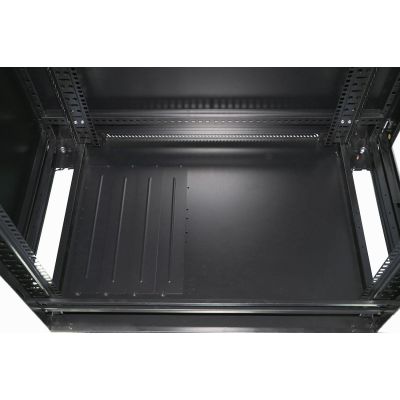 6. Extralink Szafa rack 27U 600x1000 Czarna stojąca